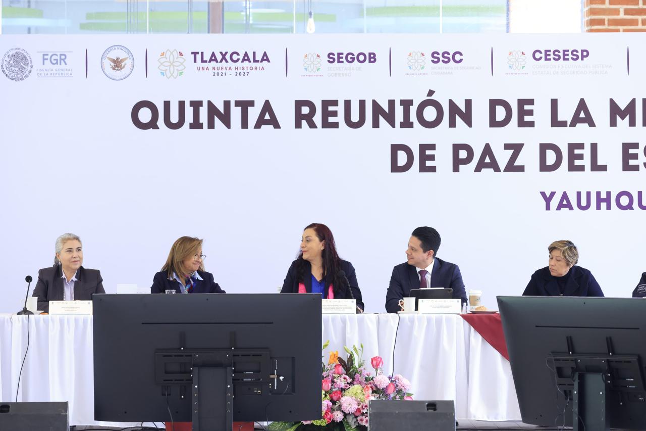 Encabeza Lorena Cuéllar reunión de la Mesa Interregional de Paz